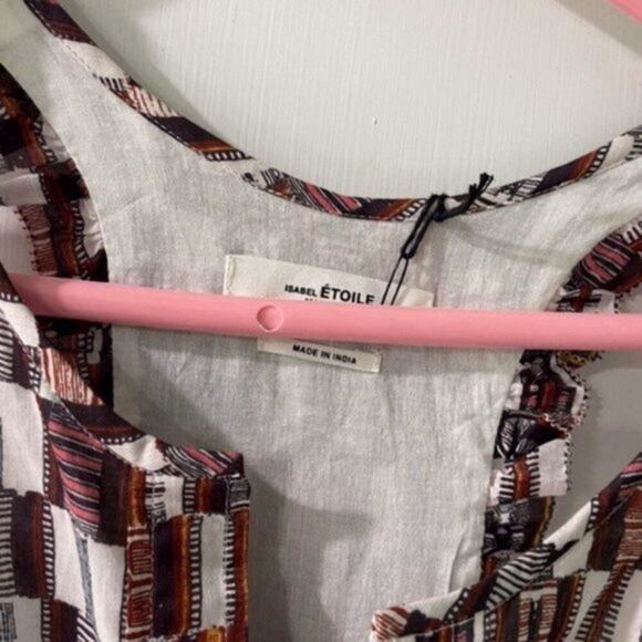 Isabel Marant checked one piece brown and white size 8 - Picture 4 of 8